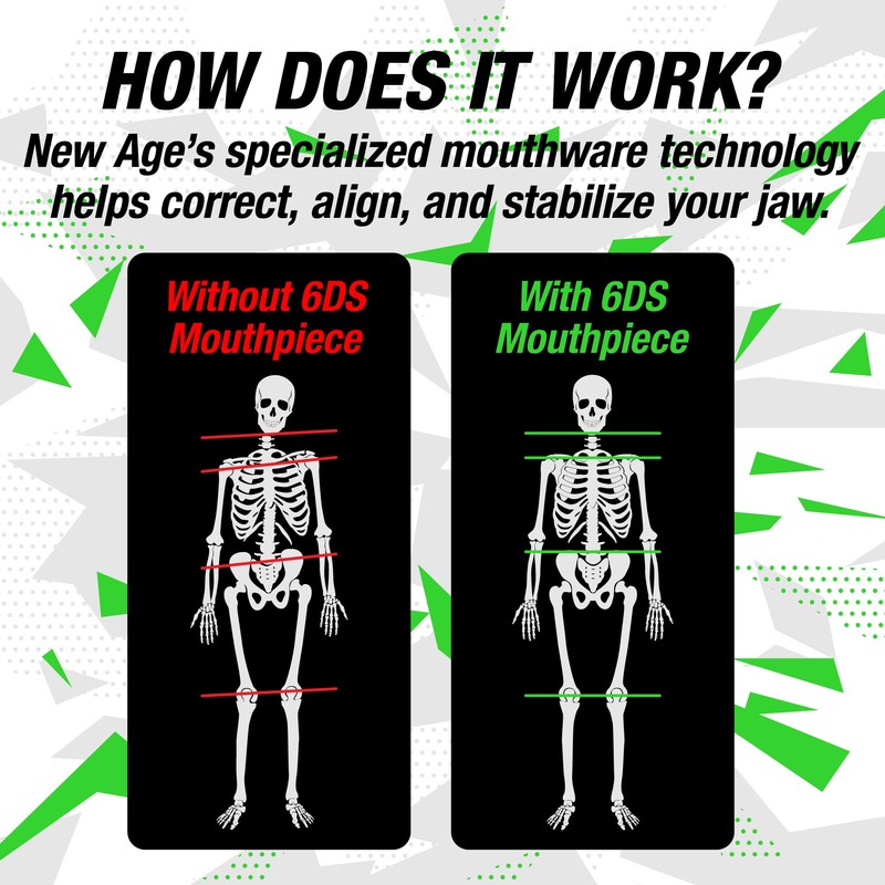 New Age Performance 6DS Heavy Lifting Mouthpiece, Increase Maximum Strength
