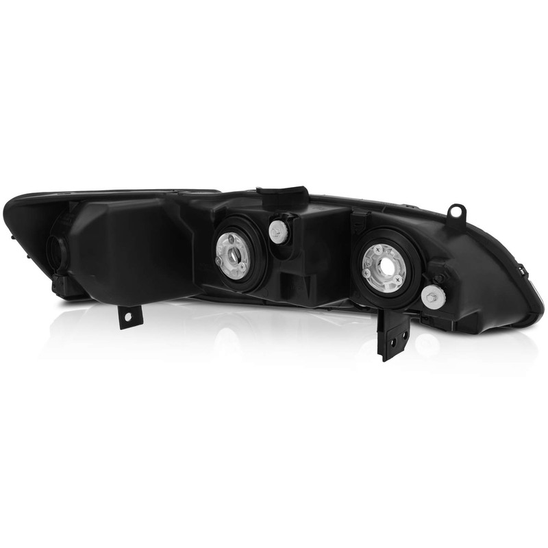 ROADFAR For Honda Accord 1998-2002 Replacement Chrome Housing Clear Reflector