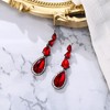 BriLove Wedding Bridal Earrings for Women Elegant Multi Teardrop Long