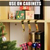 TOYMIS Christmas Stocking Holders for Mantle Metal Xmas Stocking Hooks