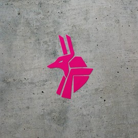 Decal Stickers of Egyptian Anubis (Pink) (Set of 2) Premium Waterproof Vinyl Decal Stickers for Laptop Phone Accessory Helmet Car Window Mug Tuber Cup Door Wall Decoration - ANDstic105490PI