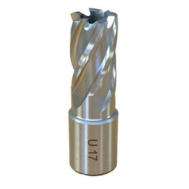17mm Broaching Cutter For Magnetic Drill Universal Fitting Mag Drilling Bit Annular HSS Rota broach Type Annular Mag Drill Broach Hole Cutter for Steel cutter ranges; 12-32mm Diameter x 25 mm Length