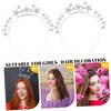 Baluue 2pcs Glitter Star Headbands for Boy Girl Shiny Five-