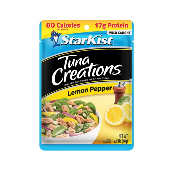 StarKist Creaciones de atún, pimienta de limón (2.5 onzas, 10 unidades)