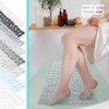 Stone-look shower mat / bath mat, 53 x 53 cm