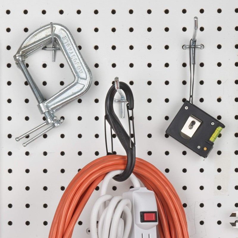 Carabiner, 1-9/53 In., Glass Filled Nylon