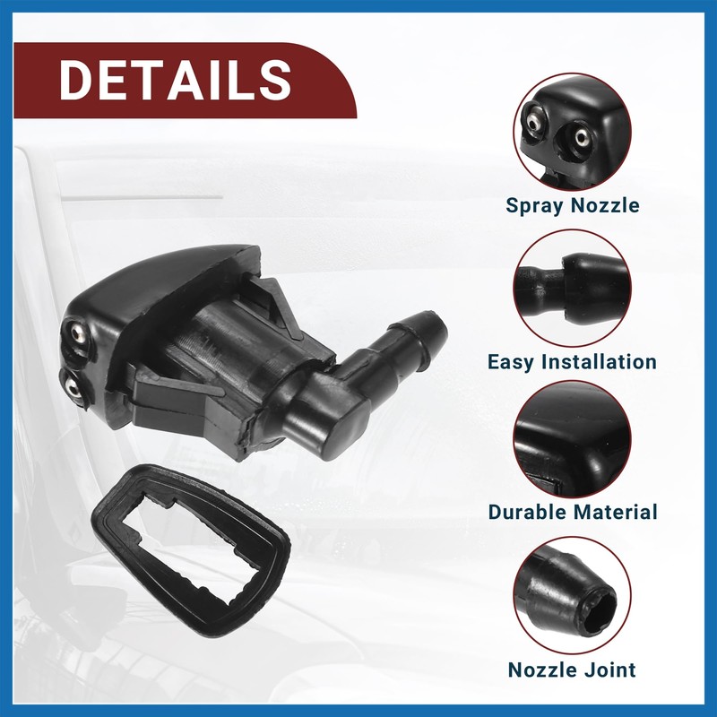 A ABSOPRO Windshield Washer Nozzle for Pontiac G6 Durable No.55079049AA