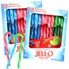 Limited Edition Jello Candy Canes, Fruit Flavored Holiday Treats, Stocking