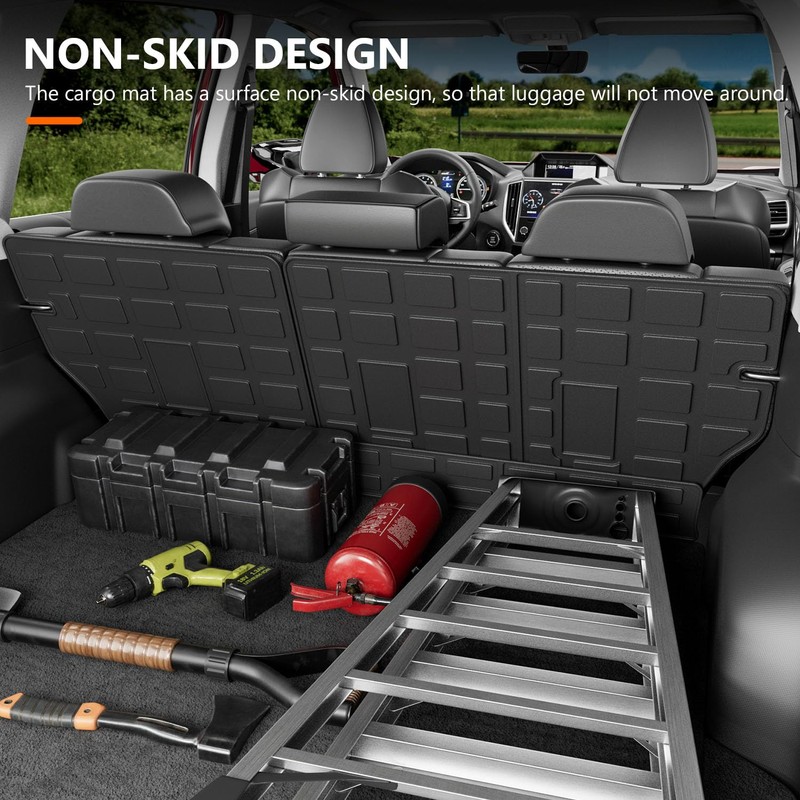 powoq Trunk Mat Compatible with 2019-2024 Subaru Forester Cargo Mat