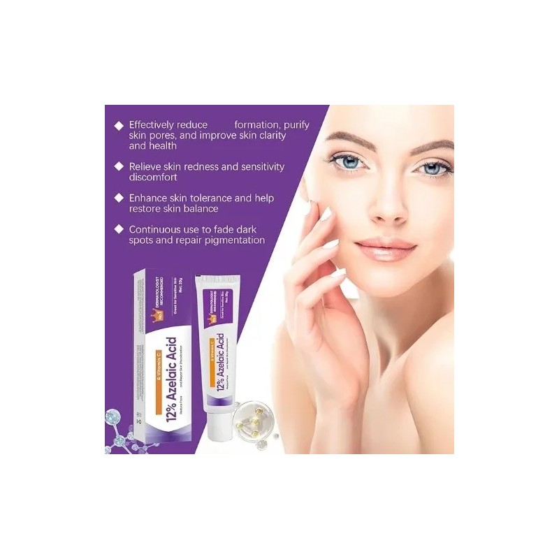 Creme De Ácido Azelaico Essência Facial 12% 20g Anti-acne
