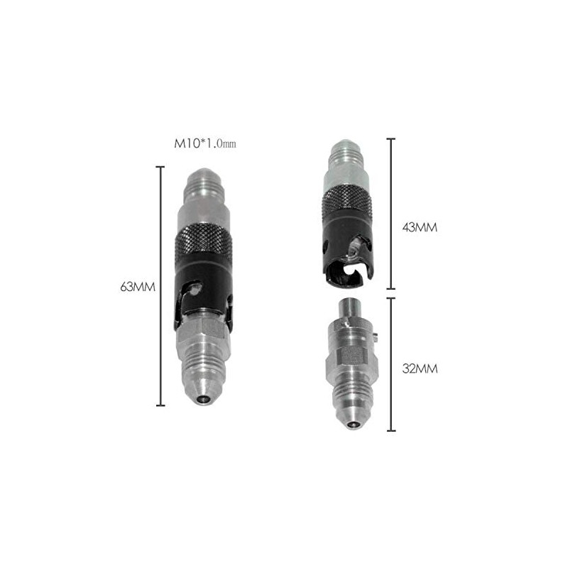Stainless Steel Motorcycle AN3 3AN Front Brake Fluid Quick Removal