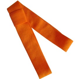 Gamboa Hatband Orange Panama Hat Ribbon Band for Hats - Linen, Unisex-Adults, Large, Hair Styling, Securing, Pull-On, 1 Count