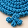 Blue Lizard Crochet Cup Coaster for Coffee & Tea –