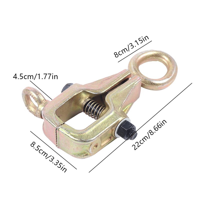 5 Ton Car Body Dent Repair Pull Clamp Mouth Pull