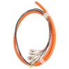 Fiber Pigtail 12 Strand Multimode Stable Fiber Pigtail Cable for
