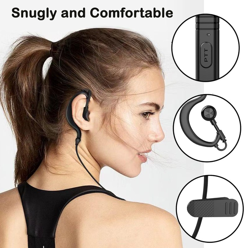 SAMCOM 2 Pin Headset with Mic Original FPCN30A FPCN10A Two