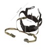Outdoor Adjustable Helmet Liner Head Locking System Headset Accessory (Green)