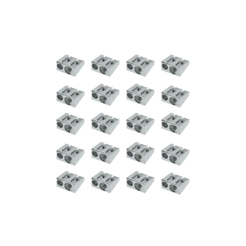 FABER-CASTELL 205236 - Metal Sharpener Small, 20 Double Sharpeners, Sharpener