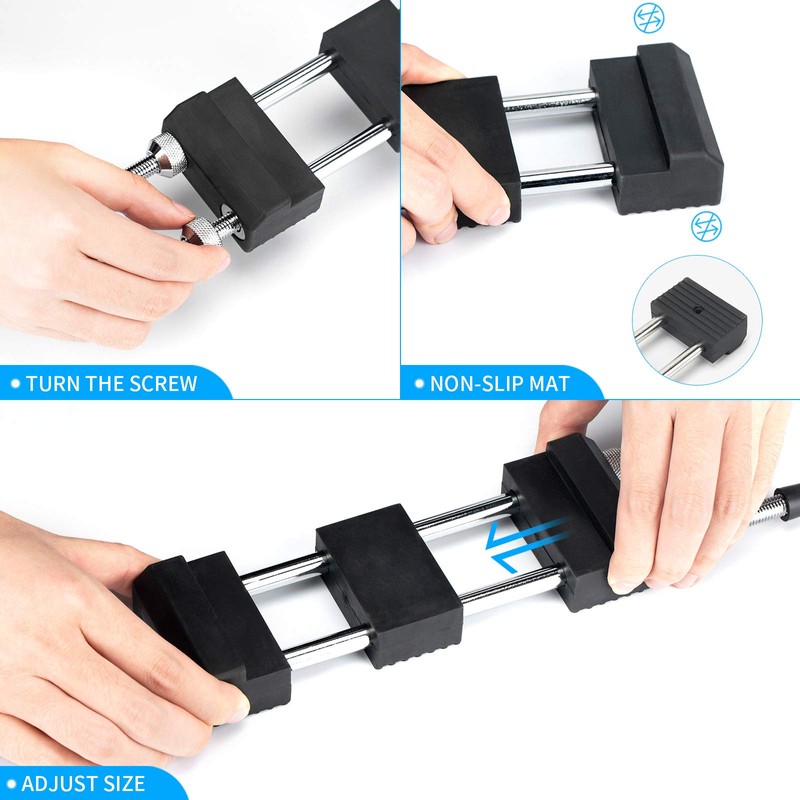 DMD Diamond Sharpening Stone Holder Set with Simple Adjustment Screws