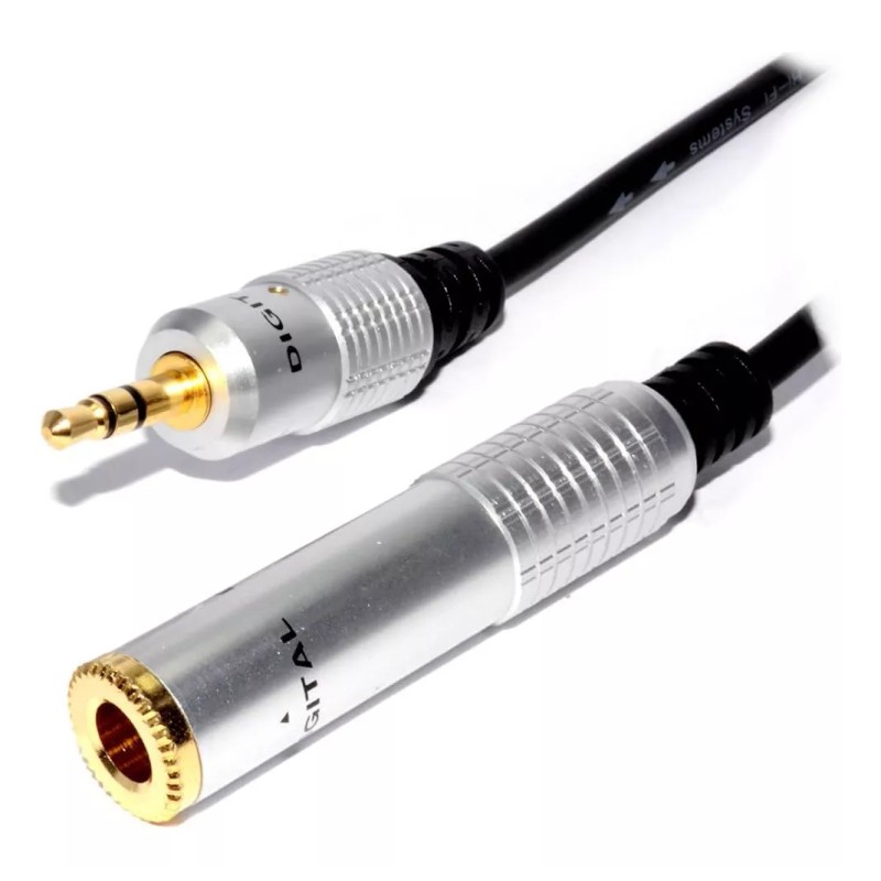 Lecute Shop Adaptador Auxiliar 3.5mm A Jack 6.35mm Cable Conector