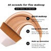 Flat Top Kabuki Foundation Brush, vegan Brush for Liquid Makeup,