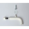 Cable Holder Lamp White Metal | Tight Cable - No