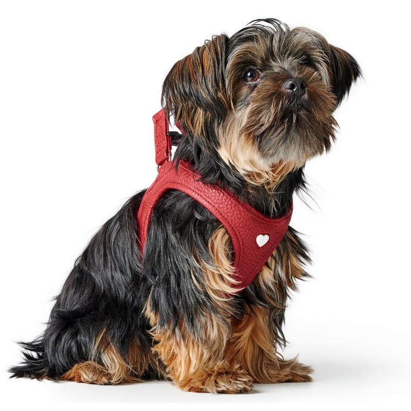 HUNTER Love Dog Harness, Colour: Brown, Soft Cowhide Leather, Breathable