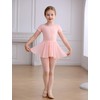 MdnMd Ballet Leotards for Girls Skirt Combo Dance Dresses for