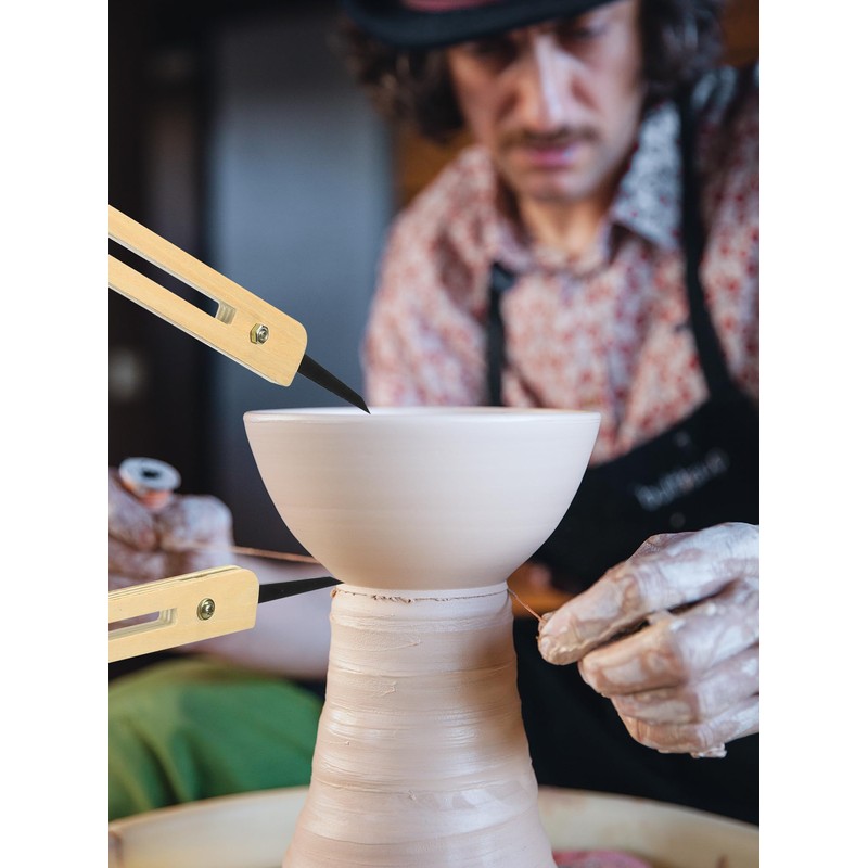 BKALEME Pottery Throwing Gauge, 2 Ways to Install, Compact Clip-on