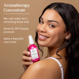 HERITAGE STORE Rosewater Concentrate - Aromatherapy Essence w/Damask Rose - Add Water for a Hydrating Face Mist or Blend Into Unscented Beauty Products - Hypoallergenic, Vegan, 60-Day Guarantee, 2oz