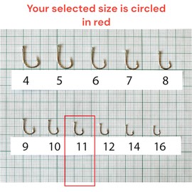 PRO FILSTAR Fishing Hook Set with Leader Pack of 10, Size 11, Mono Fishing Line 50 cm, Diameter 0.18 mm - Tench & White Fish Tied Hooks - Fishing Hook - Leader Line - Monofilament Leaders - Sport Set