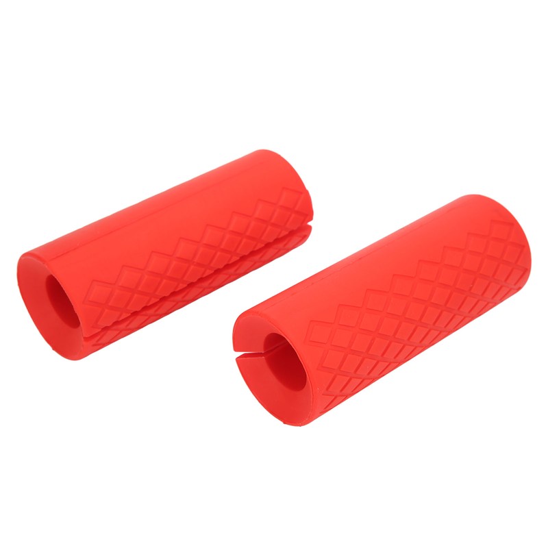 1 Pair Dumbbell Grip Silicone Anti Slip Thicken Bar Grip