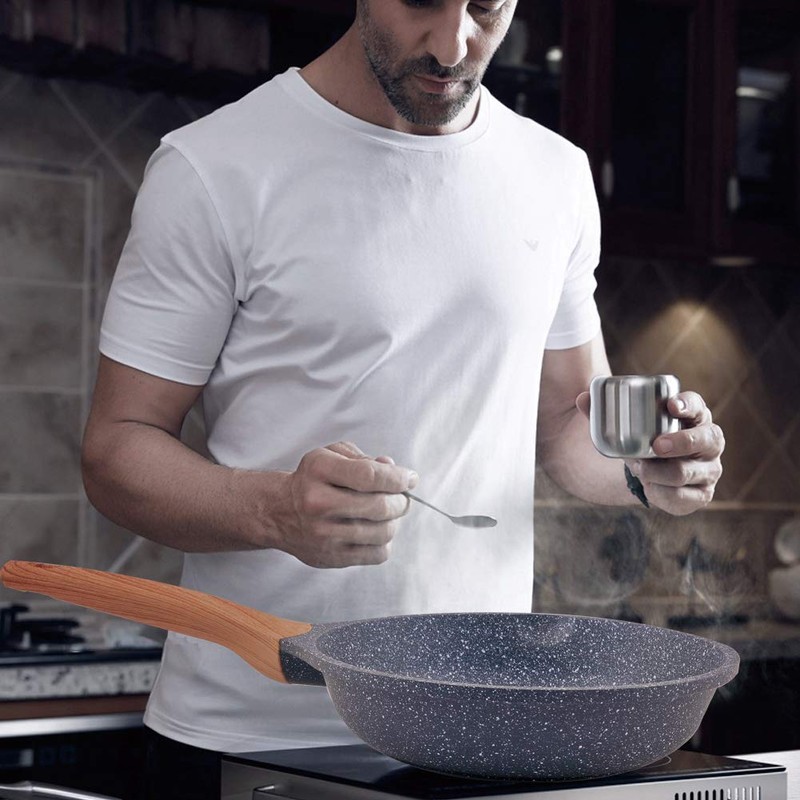 Caannasweis Nonstick Pan, Nonstick Stone Frying Pan, Best Nonstick Omelette