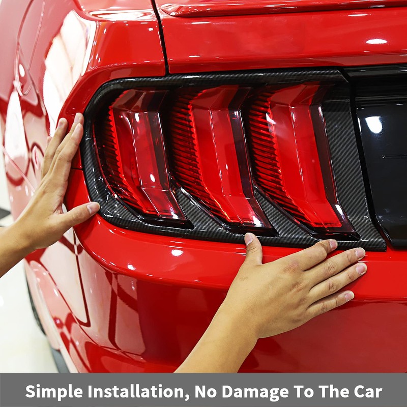 RT-TCZ Carbon Fiber Tail Light Lamp Cover Guard Trim Frame