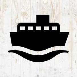 Sailing Decals Peel and Stick - Wall Vinyl Decals Stickers - Boat Nautical Anchor Wheel Compass Ship Yacht Silhouette - Car Window Truck Laptop - Cafe Bar Shop Store Boys Kids Room Decor DWSV18054