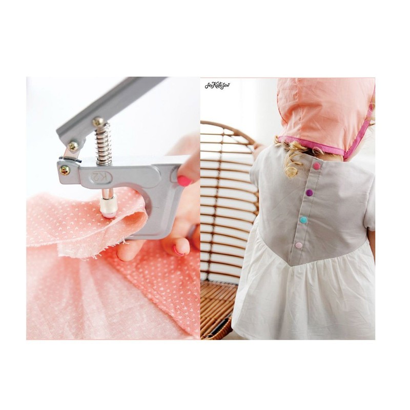 ilauke 400 Sets Snap Buttons with Snap Pliers T5 Plastic