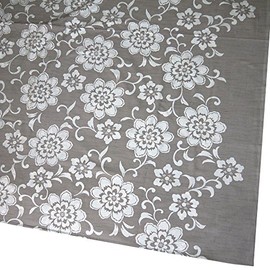 Kimono Wrapping Furoshiki Kimono Wrap, No Box, 59.1 x 59.1 inches (150 x 150 cm), 100% Cotton, Furoshiki (Gray)