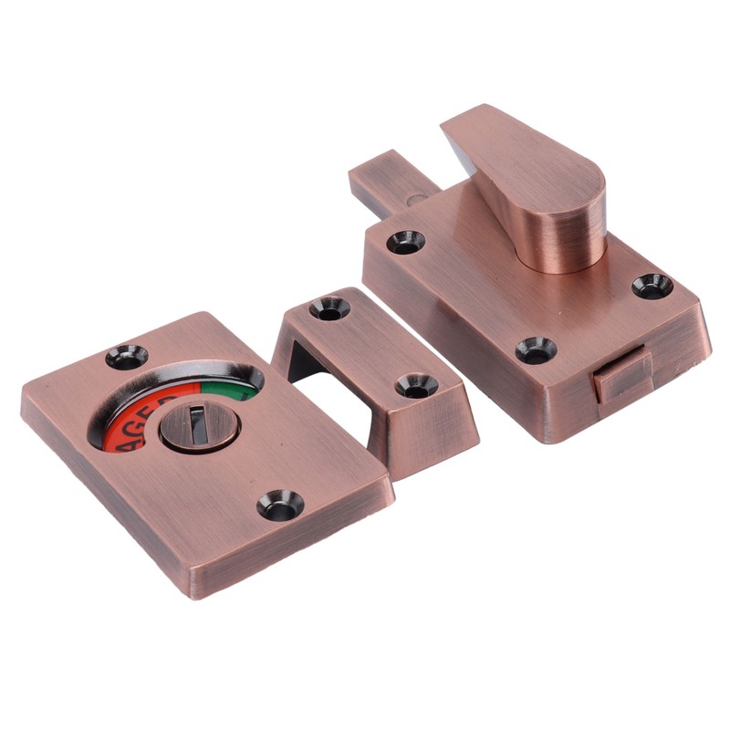 Partition Door Lock with Handle Public Toilet Restroom Bolt Lock