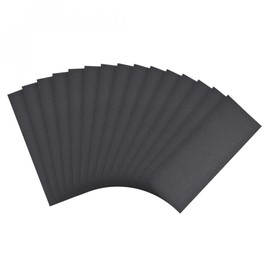 sourcing map 320 Grits Sanding Sheets 9-inch x 3.6-inch Wet Dry Silicon Carbide Sandpaper for Wood Furniture Metal Polishing 15pcs