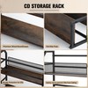 EFYSE 3-Tier CD Rack, Storage and Display Organizer, Compact Space-Saving
