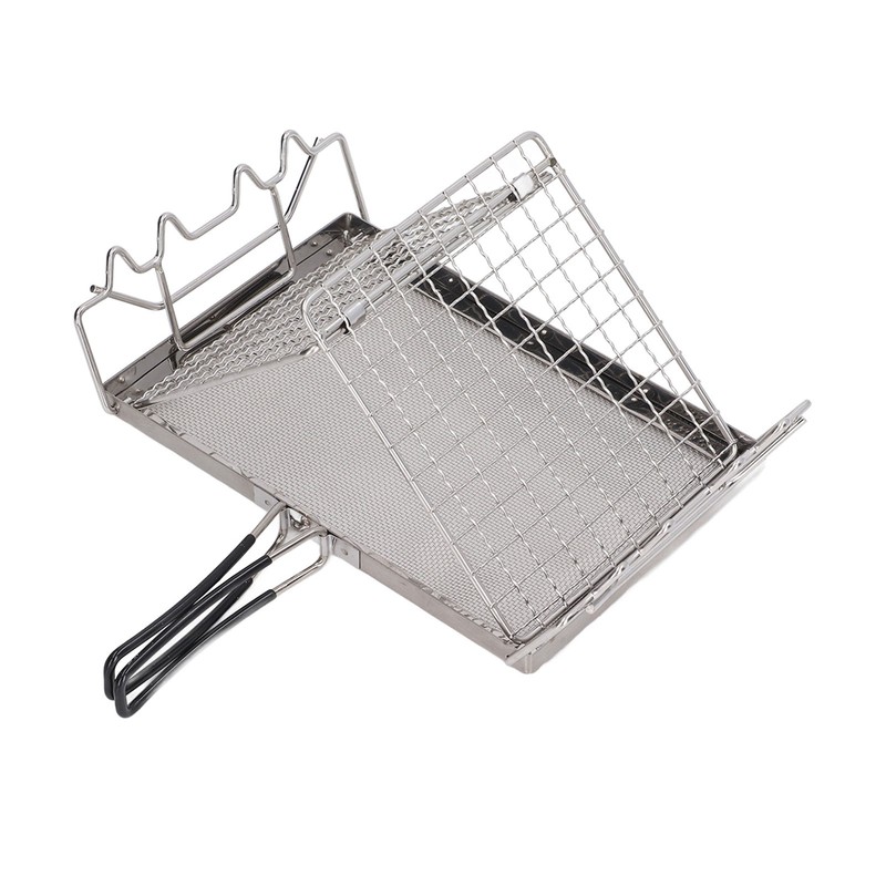 Camping Stove Toaster Foldable Portable Stable Structure Stainless Steel Outdoor