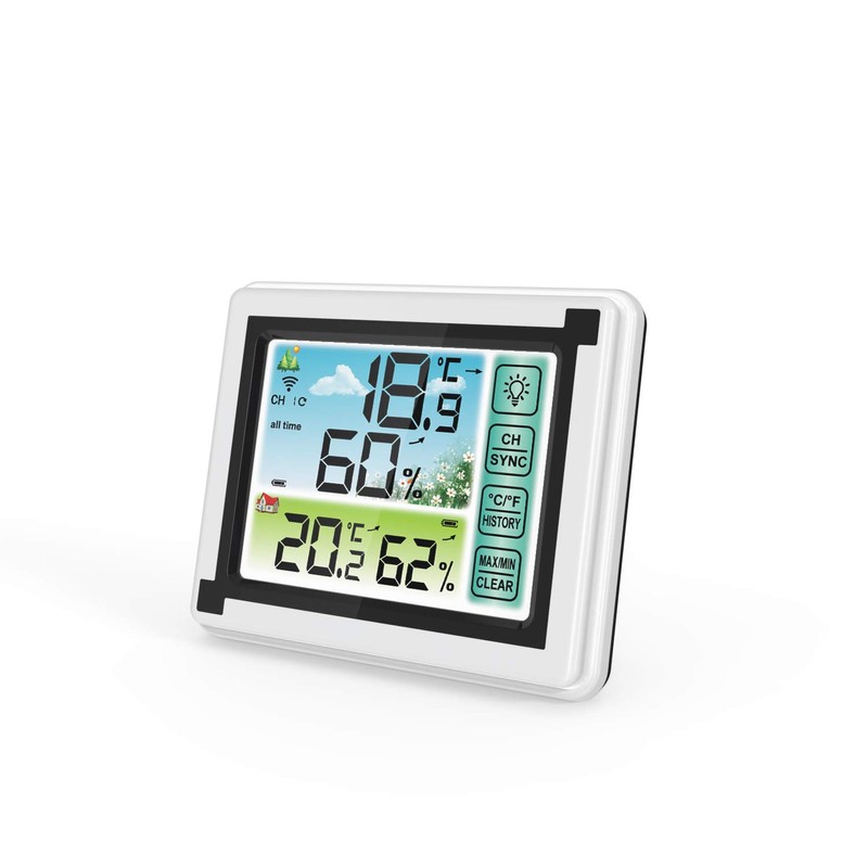 DollaTek Wireless Weather Station with Outdoor Indoor Sensor Digital Thermometer