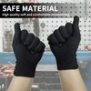 Jesiah Black Cotton Gloves, Soft Thermal Cotton Gloves for Dry
