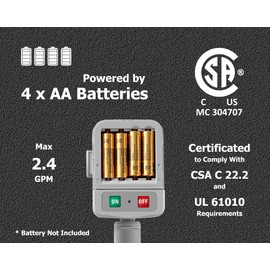 Fuel Transfer Pump Battery Powered Electric Portable Gas Can Tank Pump for Gasoline Diesel kerosene Liquid with Flexible Hose(Can Not Included)