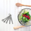 Mini Measuring Spoons 4-Piece Set - Nip, Smidgen, Pinch, Dash