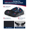 Gel Wedge Car Seat Cushion for Driving Relieves Tailbone Pain,