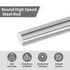 Skweawert 5 Pcs Round Steel Rod, 2mm x 200mm (0.08"