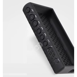 Oidealo Dual Layer Shockproof TPU Carbon Fiber Textured Hard Rugged Protective Skin Cover Shell Case for Sony Walkman NW-A300 Series NW-A306 NW-A307 (Blue)