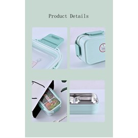 Portable Stainless Steel Insulated Lunch Box -Layer Separated Thermal for Home Daily Use, Handy with Materials, Brings Convenience and Warmth