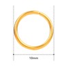HUIHUIBAO 100 Pieces 10mm Open Jump Ring Metal Split Rings